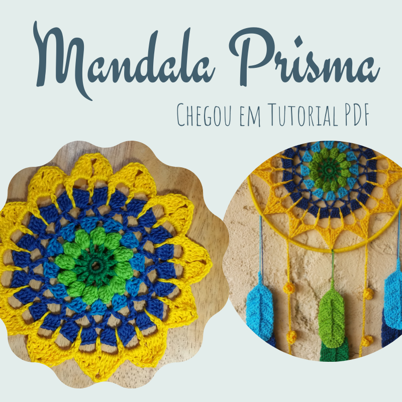 Mandala Prisma PDF Tutorial – Crochê